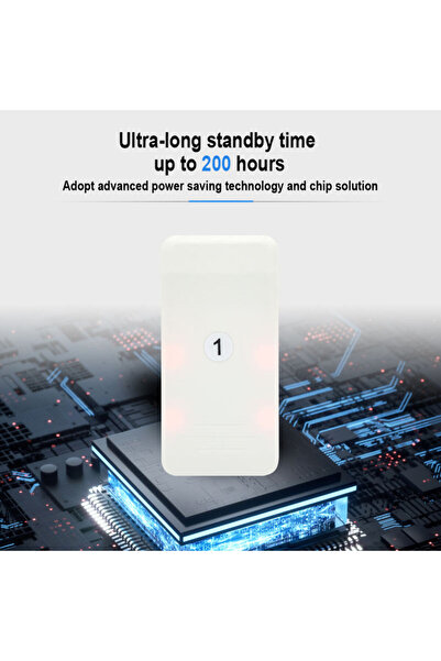 OEM Set of 20 wireless pagers for guests in restaurants/fast-food/cafes, white