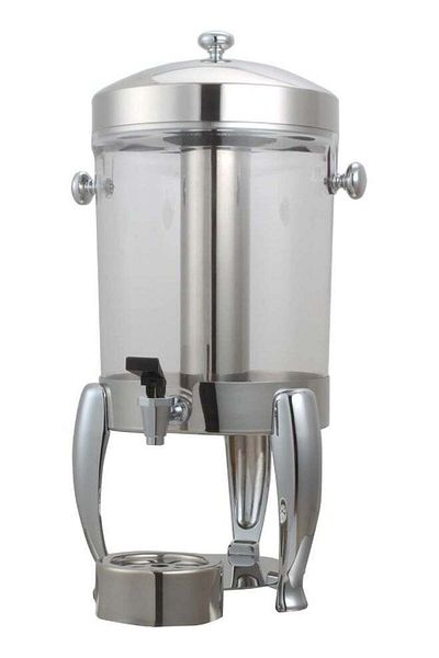 Generic JS308 8L Stainless Steel Cafeteria Juice Dispenser, 28.5 x 27.5 x 50.5 cm