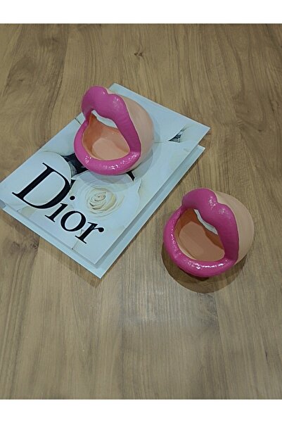 PESA PeSaPe ArT منفضة سجائر للشفاه وديكور أزرق بلون الكوبالت وصندوق مجوهرات و...