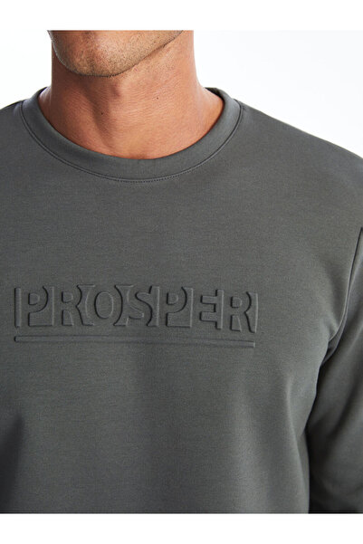 LC Waikiki Ανδρικό φούτερ με μακρυμάνικη λαιμόκοψη