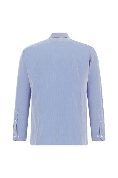 Abdullah Kiğılı Довгий рукав Slim Fit Бавовняна сорочка в смужку