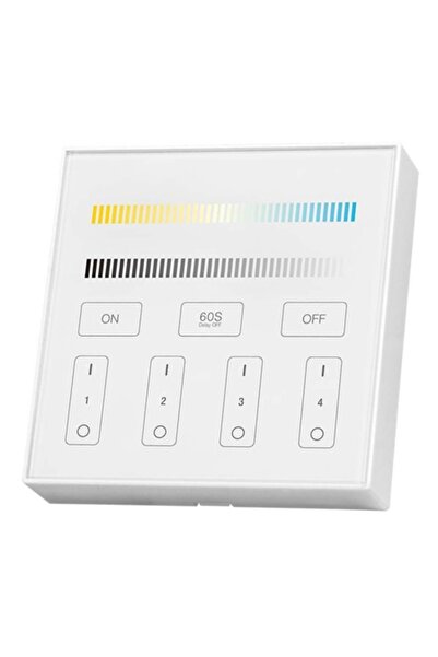 KlaussTech Controler de bandă LED Wi-Fi cu 4 zone - Alb