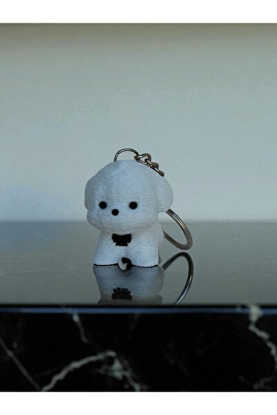 Aly Kaniş Köpek Anahtarlık Figür Tüylü Stil