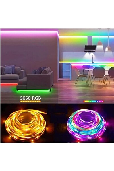 Cata 3 Çipli İç Mekan RGB Şerit Led CT-4545 5mt/pk
