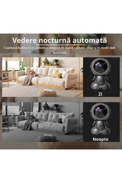 N2L Store Baby Monitor Robot N2L Store®, 1080P, Wi-Fi, night vision, two-way audio, 360° rotation