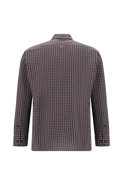 Abdullah Kiğılı Дългоръкава риза с редовна кройка и тартан мотив