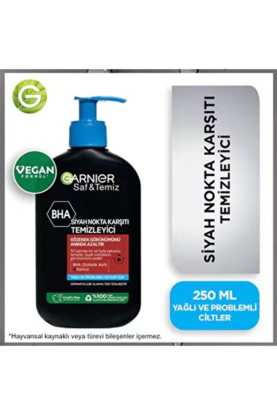 Garnier Saf & Temiz Siyah Nokta Karşıtı Temizleyici 250 ml