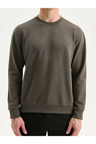 LC Waikiki Ανδρικό φούτερ με κέντημα με λαιμόκοψη