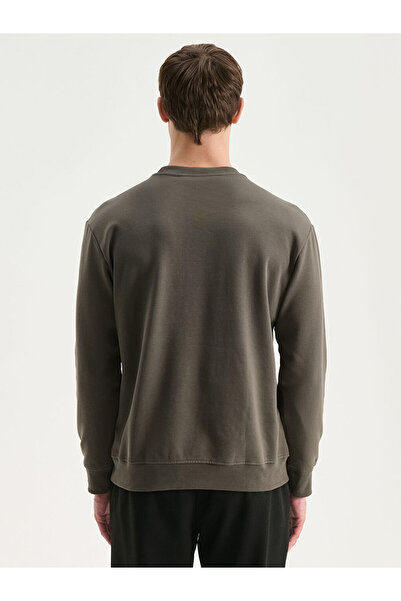 LC Waikiki Ανδρικό φούτερ με κέντημα με λαιμόκοψη