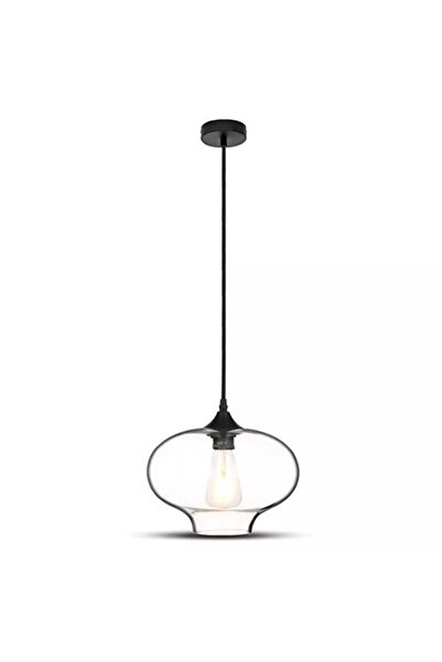 KlaussTech Lampă suspendată de tavan E27 cu glob de sticlă, model 60w