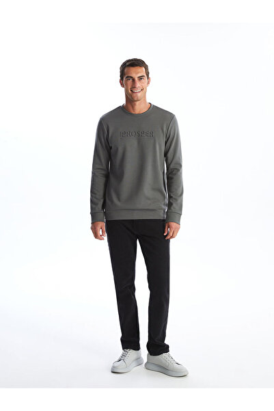 LC Waikiki Ανδρικό φούτερ με μακρυμάνικη λαιμόκοψη