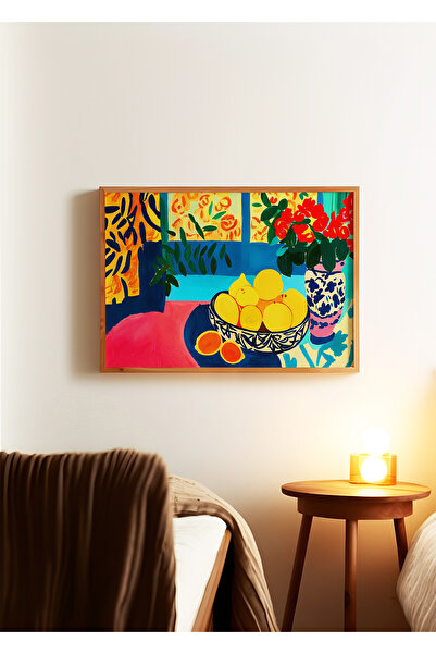 ARTHOUSECOLLECTIVE Poster cu natură moartă cu lămâie - Poster fără cadru în d...