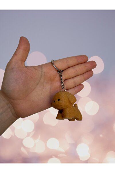 Aly Kaniş Köpek Anahtarlık Figür Tüylü Stil