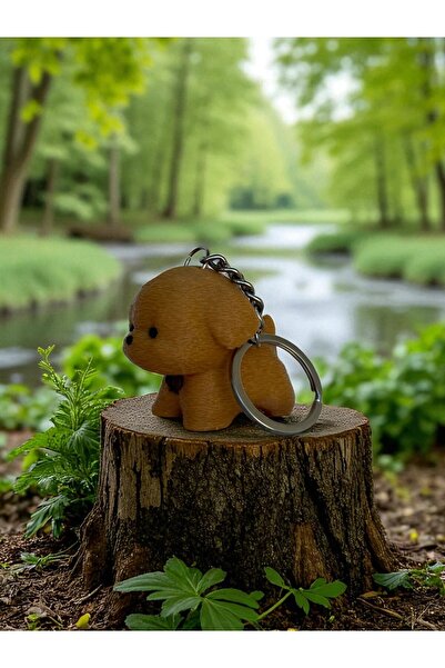 Aly Kaniş Köpek Anahtarlık Figür Tüylü Stil