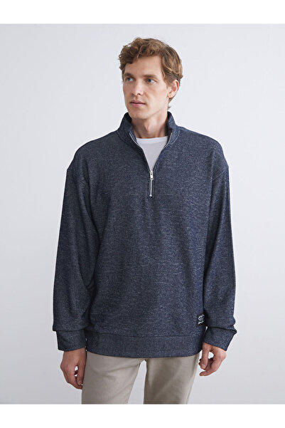 LC Waikiki Ανδρικό φούτερ με όρθιο γιακά με στάμπα