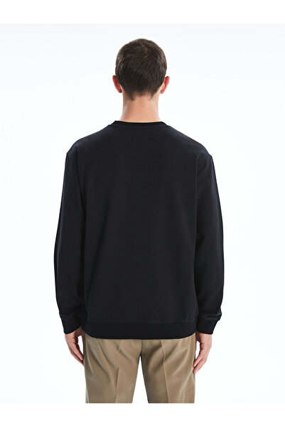 LC Waikiki Ανδρικό φούτερ με κέντημα με λαιμόκοψη