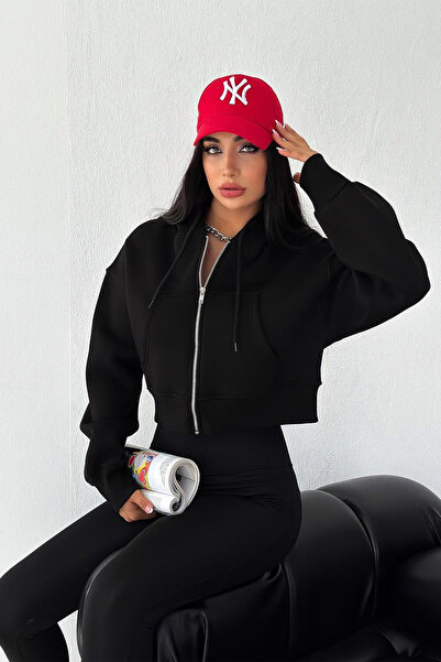 Noa Noa Γυναικεία φούτερ με φερμουάρ oversized – Casual & Street Style