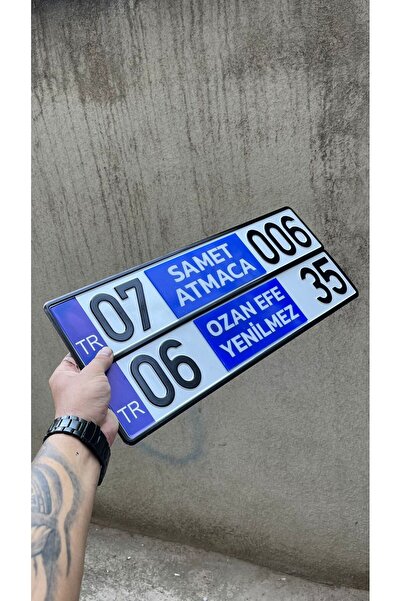 AlbaDekor35 AlbaDekor - Kişiye Özel Firmaya Özel Mavi Dekor , Hediyelik Ürün , Dekor Plaka , App Plaka (1 ADET)