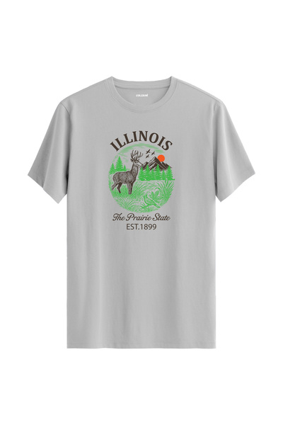 Colermi مجموعة ريترو بتصميم طبيعي لغزال إلينوي، نسيج قطني فاخر بنسبة 100%