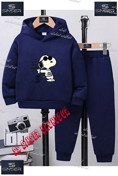 SS SİNSER Set de trening unisex pentru copii cu hanorac cu imprimeu special „...