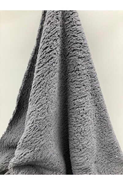 Bursa Kumaş قماش ويلسوفت مع تولون ناعم الملمس - أنثراسيت، 180 سم