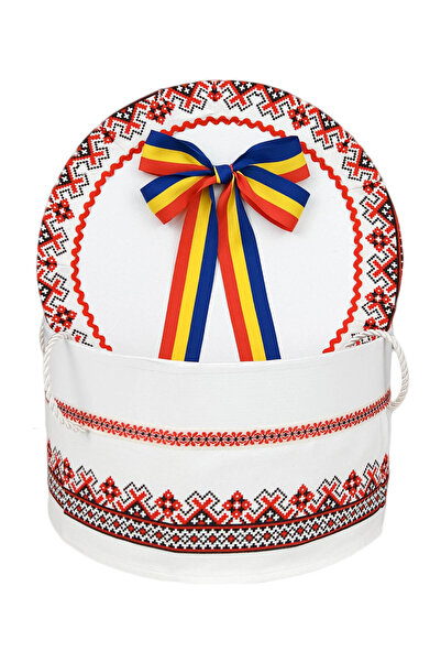 fantasialand Round suitcase box, traditional red