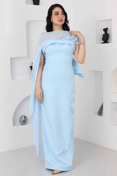 modern designer A distinctive, luxurious evening dress