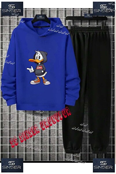 SS SİNSER Παιδικό Unisex Σετ Φόρμας με Κουκούλα "ORDEK KAPISONLU ZERO" με Ειδ...