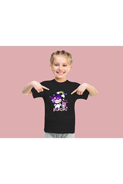 UNIQUE DESIGN Παιδικό μπλουζάκι για κορίτσια Kuromi με στάμπα