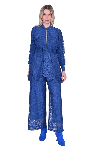 Invee 6352 Lace Suit - Indigo