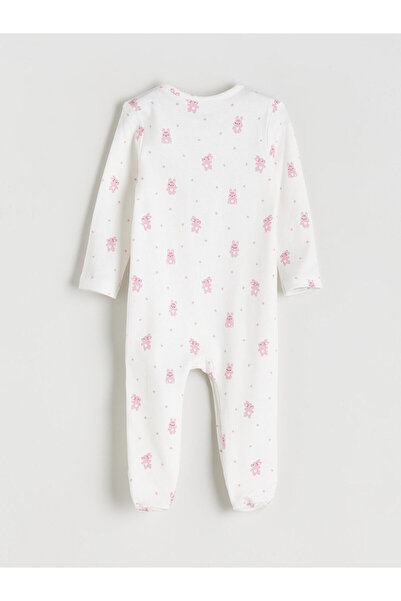 LC Waikiki Baskılı Kız Bebek Tulum