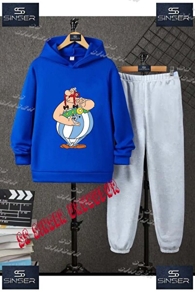 SS SİNSER Детски унисекс "OBURISK DOG" специален принт с качулка