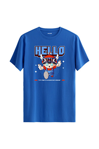 Colermi تي شيرت مصنوع من نسيج قطني فاخر بنسبة 100% مع تصميم شخصيات ممتعة على ...