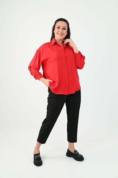 Bigsize Women's OVERSIZE shirt, large sizes 1709-24