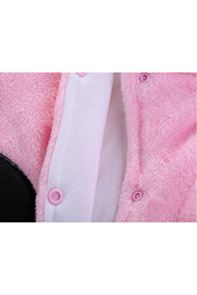 Superbaby Pink plush jumpsuit - Kitty
