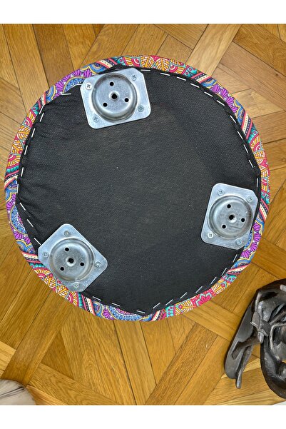 decosense Retro Gürgen Ahşap Puf Bench Tabure Koltuk