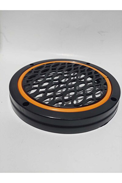 Genel Markalar TURUNCU-16 CM Neon led ışıklı hoparlör kapağı çiftli turuncu