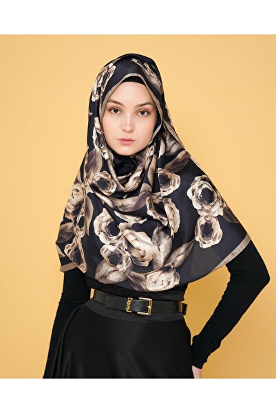LEİLA SCARF Imported Twil Silk Shawl