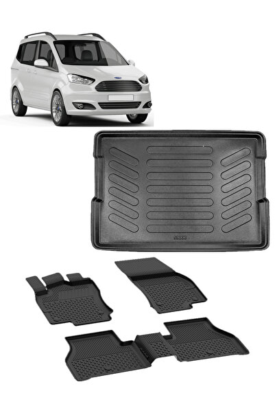 Sahler Ford Courier 2014-2023 4.5D Paspas 3D Rizline Bagaj Havuzu Set