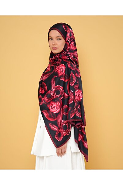 LEİLA SCARF Imported Twil Silk Shawl