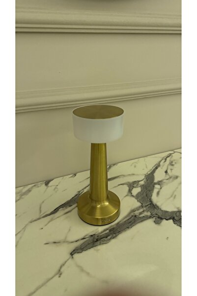 Cata Denver Masa Lambası Gold Renk Dokunmatik 3 Renkli Ct-8436