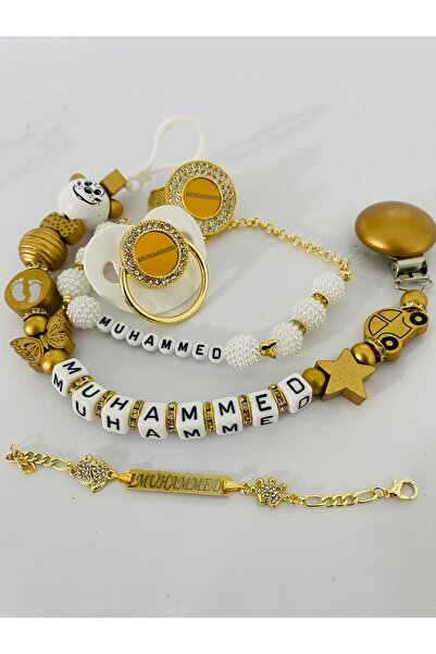 LİFİİ KİŞİYE ÖZEL İSİMLİ-EMZİK-2 ADET EMZİK ASKISI-İSİMLİ KÜNYE-HEDİYELİK-YENİ DOĞAN