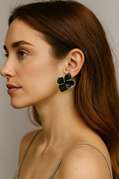 MRK Kadın Lotus Flower Çiçek Küpe