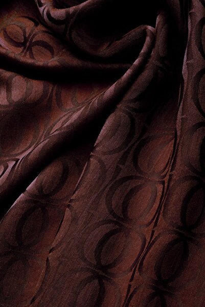 Imannoor Βαμβακερό σάλι Bambunoor Kahve Naia 70x210