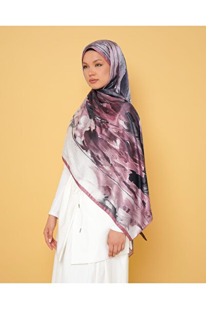 LEİLA SCARF Imported Twil Silk Shawl