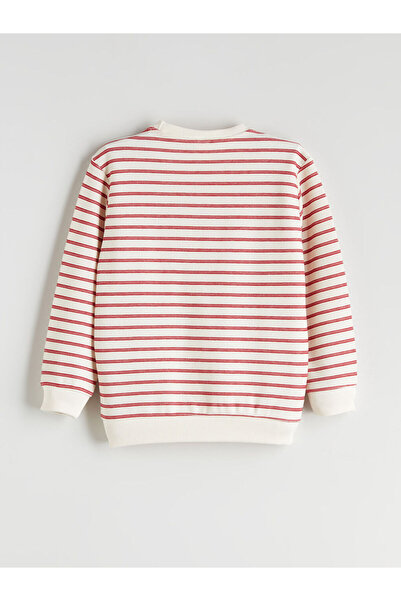 LC Waikiki Create Your Style from Uzg Store | Striped Boy's Sweatshirt and Sweatpants 2-Piece Set