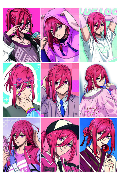 nihonwosekai Blue Lock Anime Photocard Pc Set 9 Pcs Chigiri Hyoma