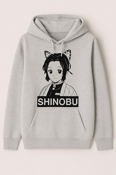 CLASSY.MODA “Oversize Unisex 3 Thread Printed Sweatshirt - Shinobu