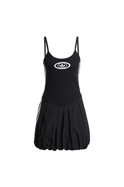 adidas Women's Black Dress Balloon Dress Kc8798