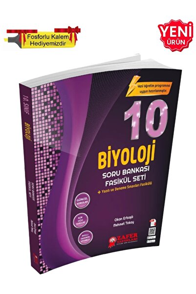 Zafer Yayınları 2026 - 10. Sınıf BİYOLOJİ Fasikül Soru Bankası - YENİ + Hediye